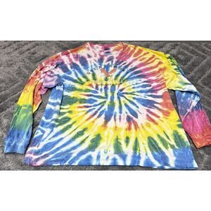 vintage great smokey mountains Tennessee Embroidered t shirt XL tie dye